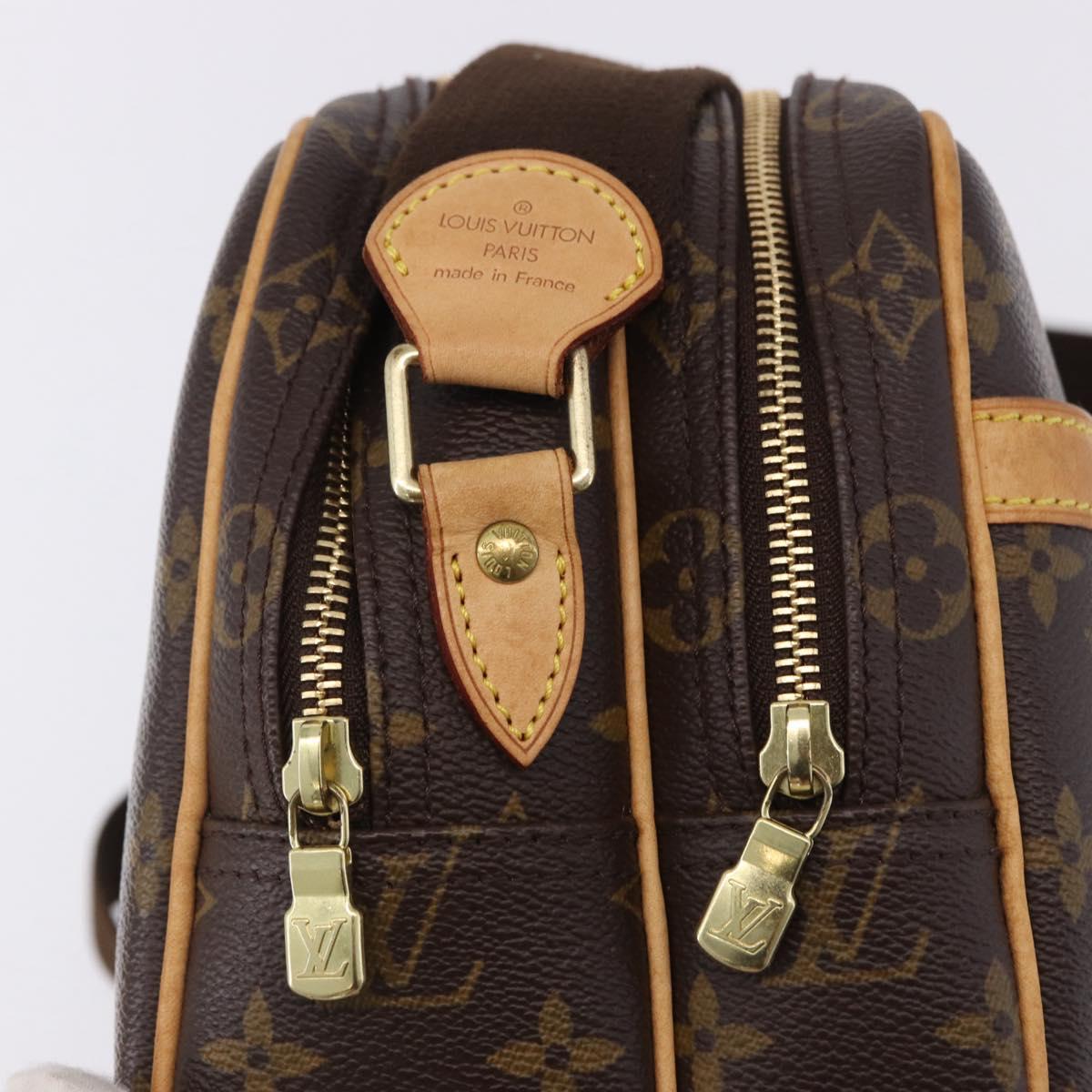 LOUIS VUITTON Monogram Reporter PM Shoulder Bag M45254 LV Auth fm5446A