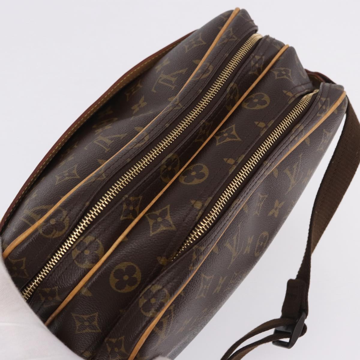 LOUIS VUITTON Monogram Reporter PM Shoulder Bag M45254 LV Auth fm5446A