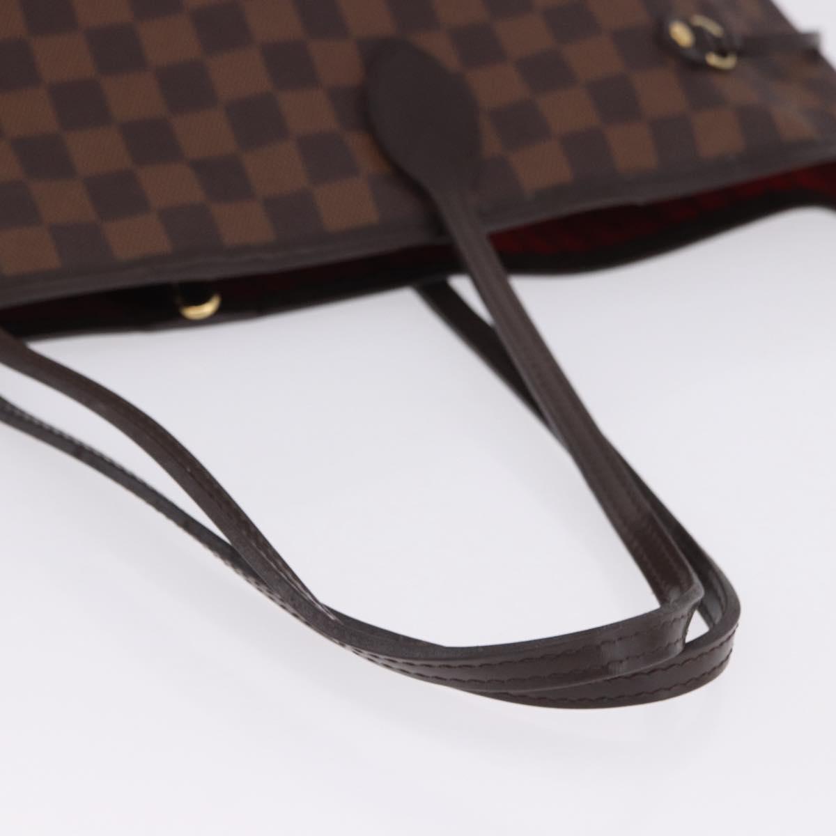 LOUIS VUITTON Damier Ebene Neverfull GM Tote Bag N51106 LV Auth fm5448V