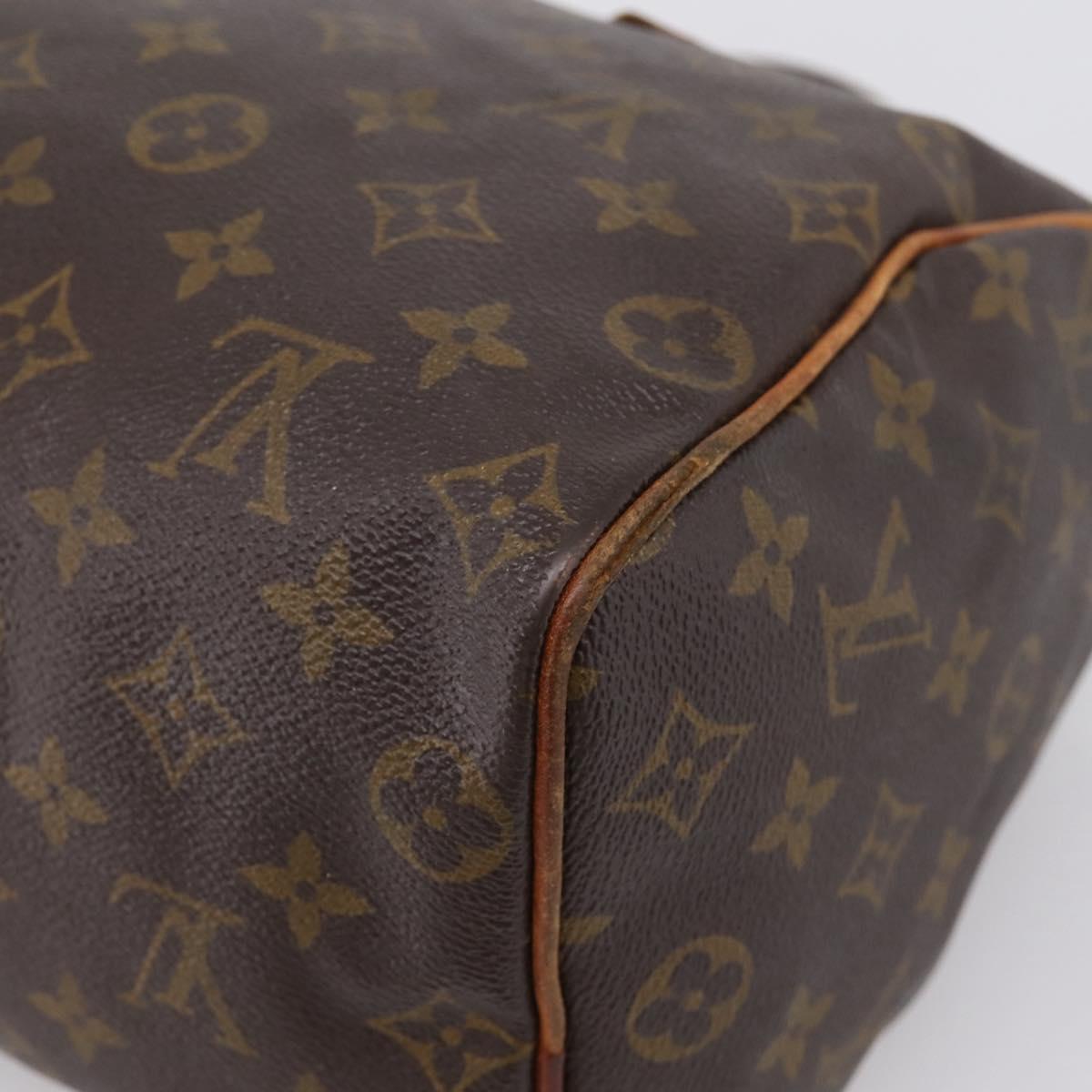 LOUIS VUITTON Monogram Speedy 25 Hand Bag M41528 LV Auth fm5459