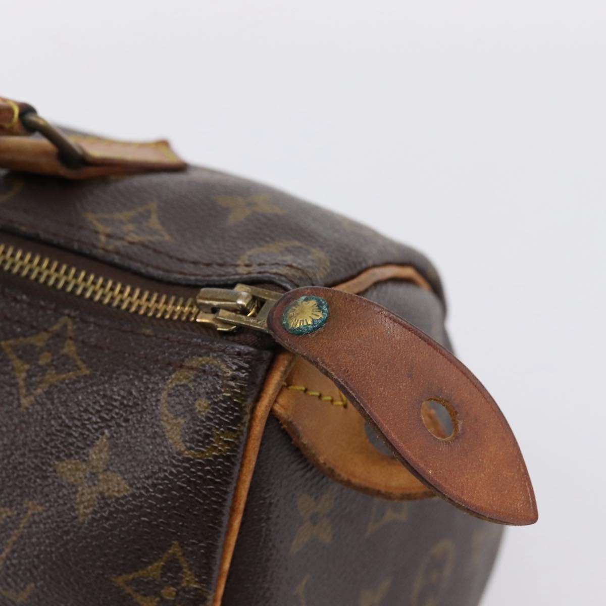 LOUIS VUITTON Monogram Speedy 25 Hand Bag M41528 LV Auth fm5459