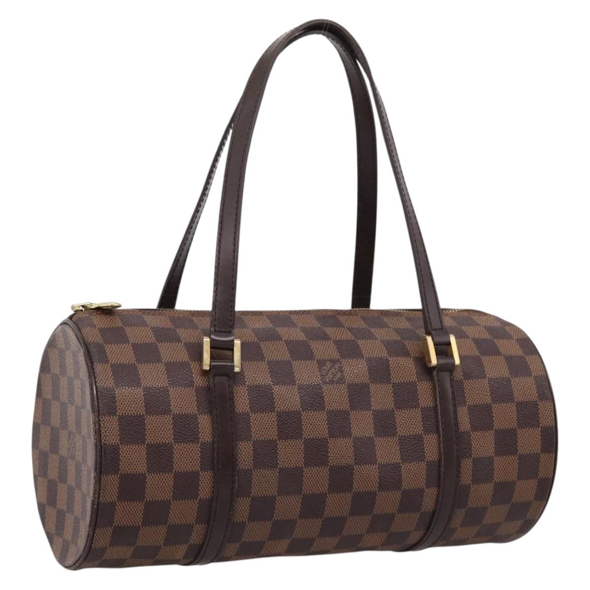LOUIS VUITTON Damier Ebene Papillon 30 Hand Bag N51303 LV Auth fm5460