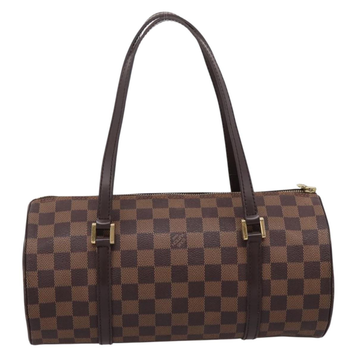 LOUIS VUITTON Damier Ebene Papillon 30 Hand Bag N51303 LV Auth fm5460