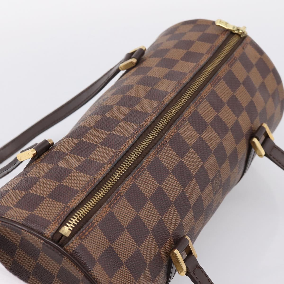 LOUIS VUITTON Damier Ebene Papillon 30 Hand Bag N51303 LV Auth fm5460
