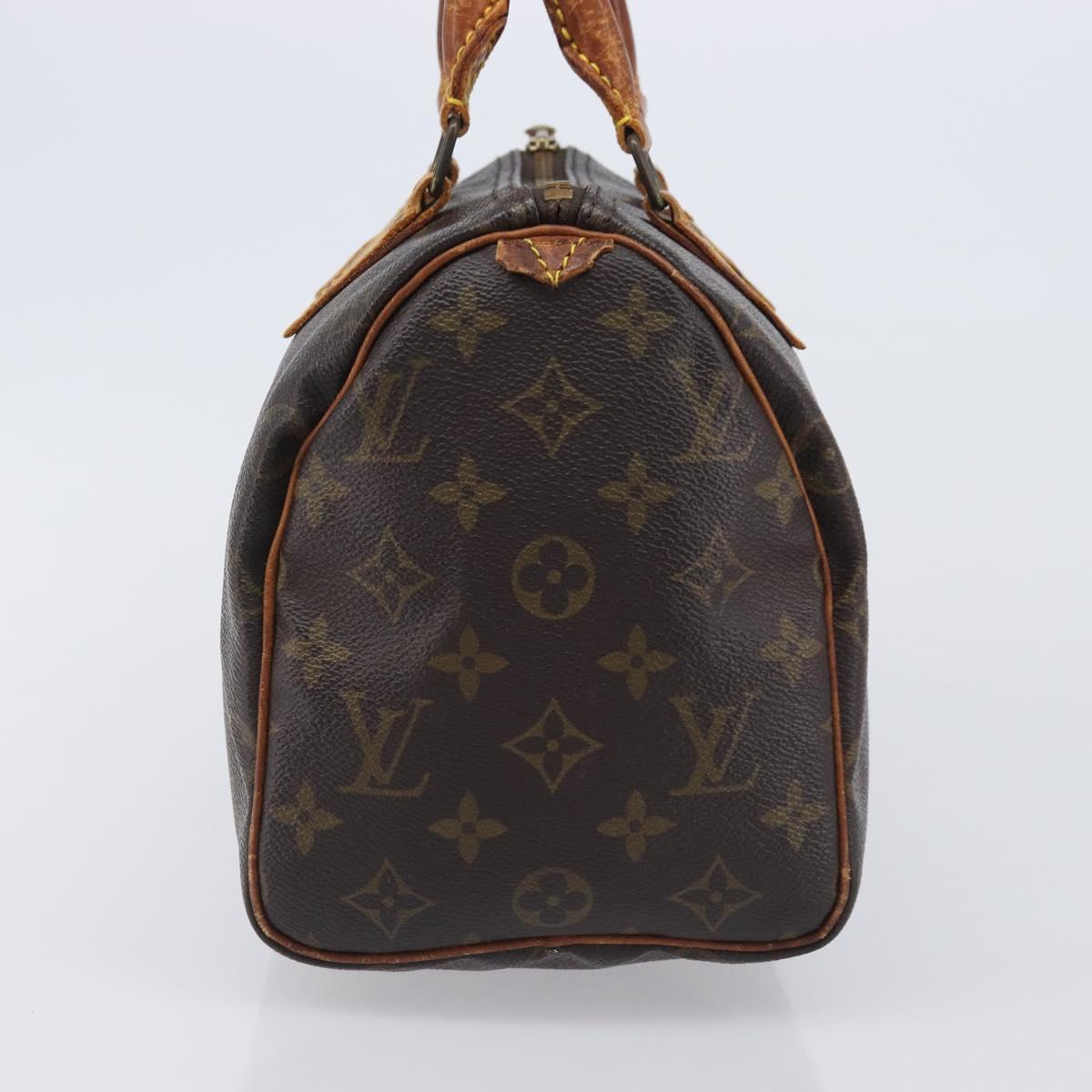 LOUIS VUITTON Monogram Speedy 25 Hand Bag M41528 LV Auth fm5472