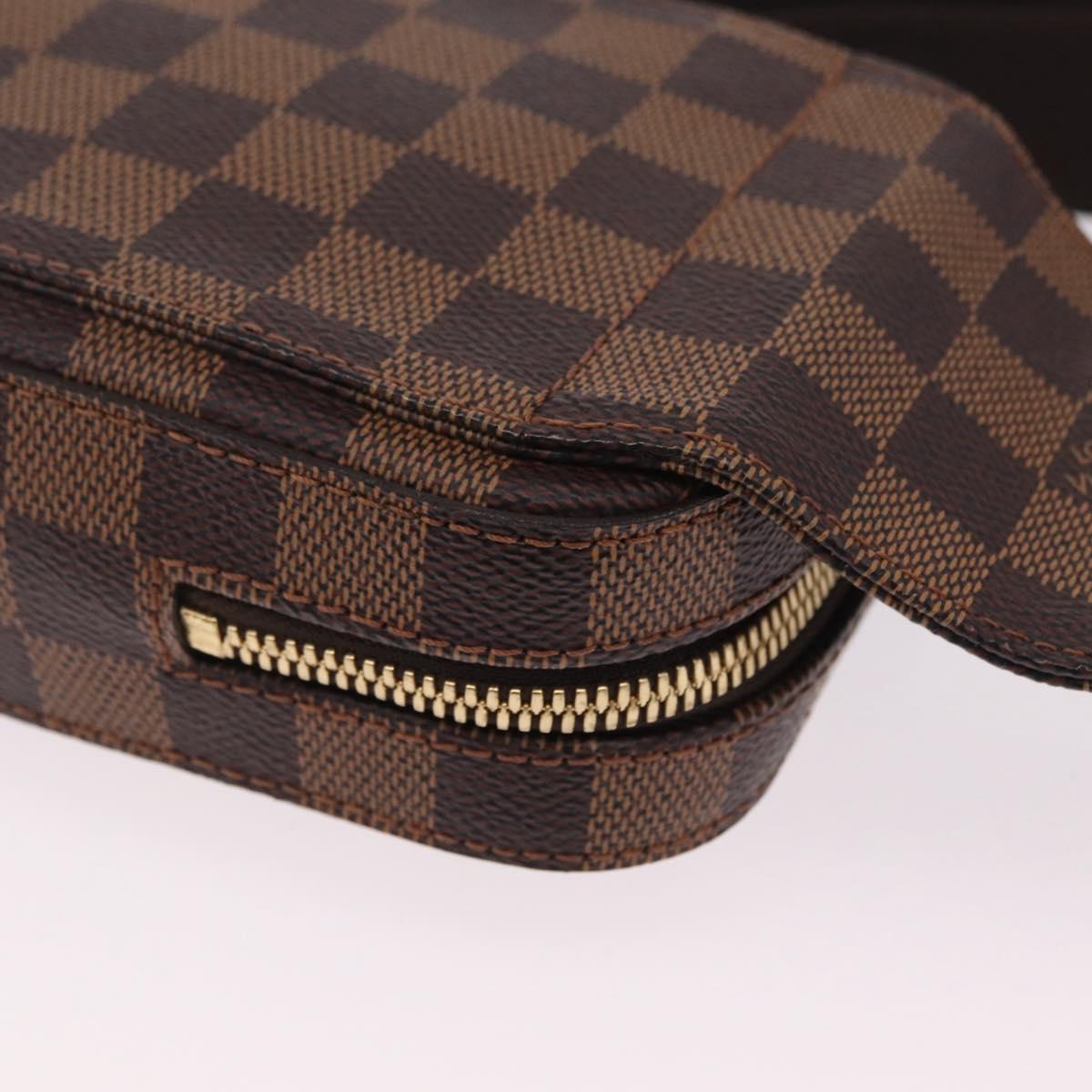LOUIS VUITTON Damier Ebene Geronimos Shoulder Bag N51994 LV Auth fm5485V