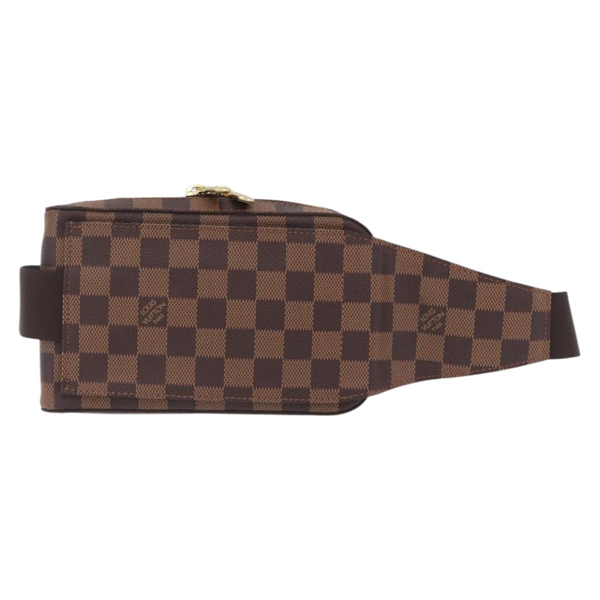 LOUIS VUITTON Damier Ebene Geronimos Shoulder Bag N51994 LV Auth fm5485V