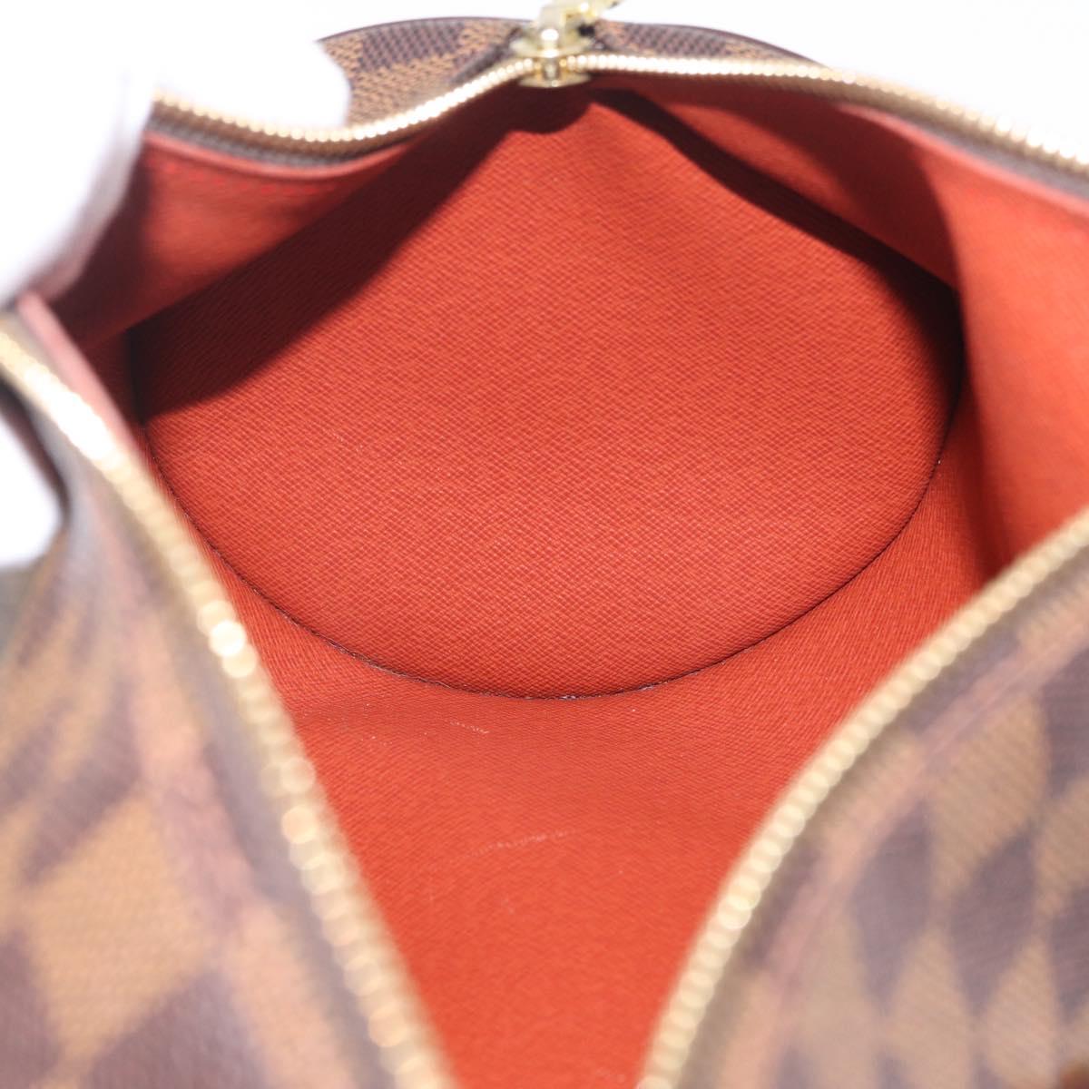 LOUIS VUITTON Damier Ebene Papillon 30 Hand Bag N51303 LV Auth fm5493V
