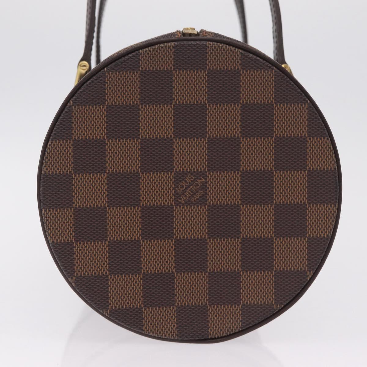 LOUIS VUITTON Damier Ebene Papillon 30 Hand Bag N51303 LV Auth fm5493V