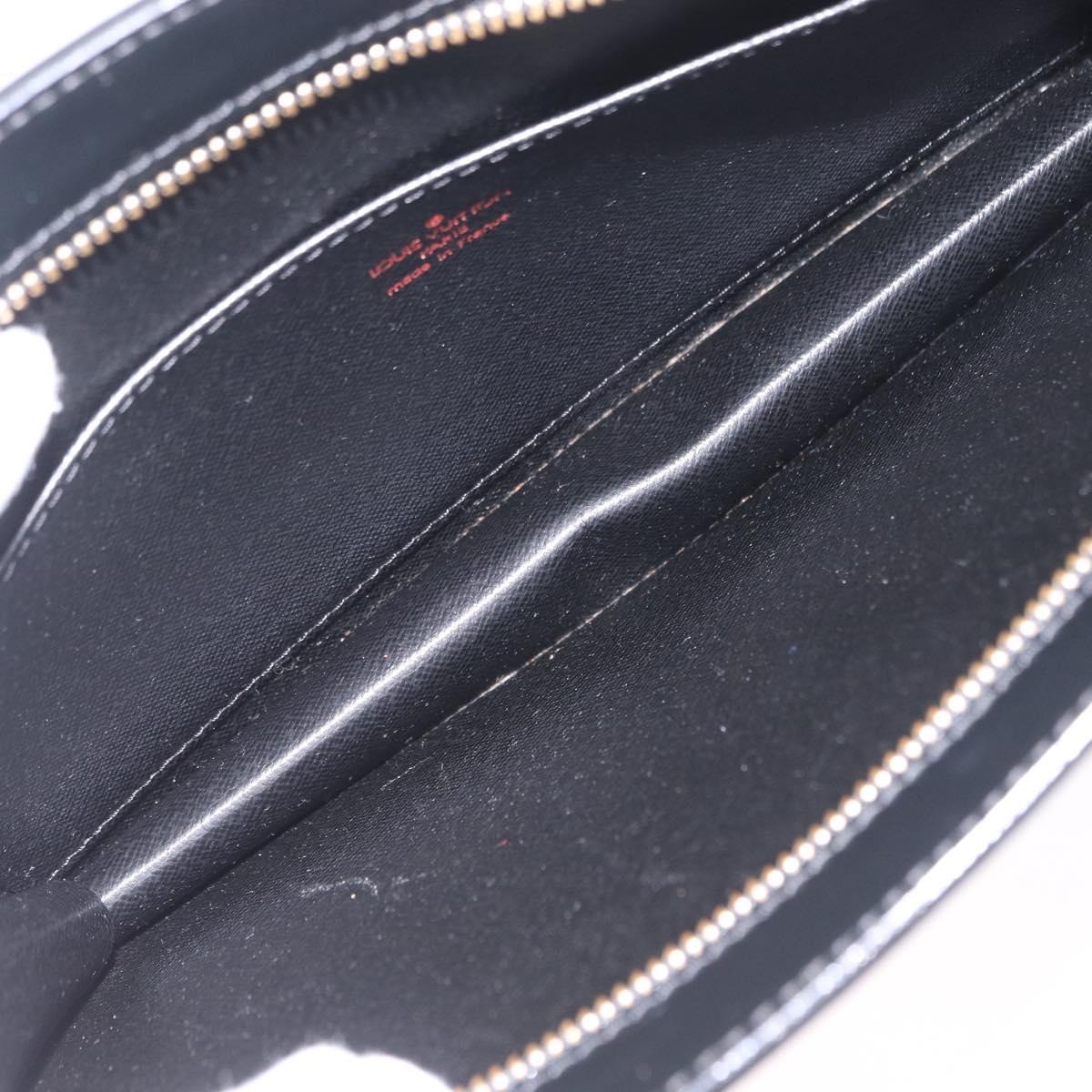 LOUIS VUITTON Epi Pochette Homme Clutch Bag Black M52522 LV Auth fm5495