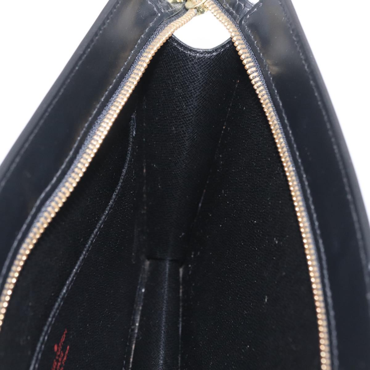 LOUIS VUITTON Epi Pochette Homme Clutch Bag Black M52522 LV Auth fm5495