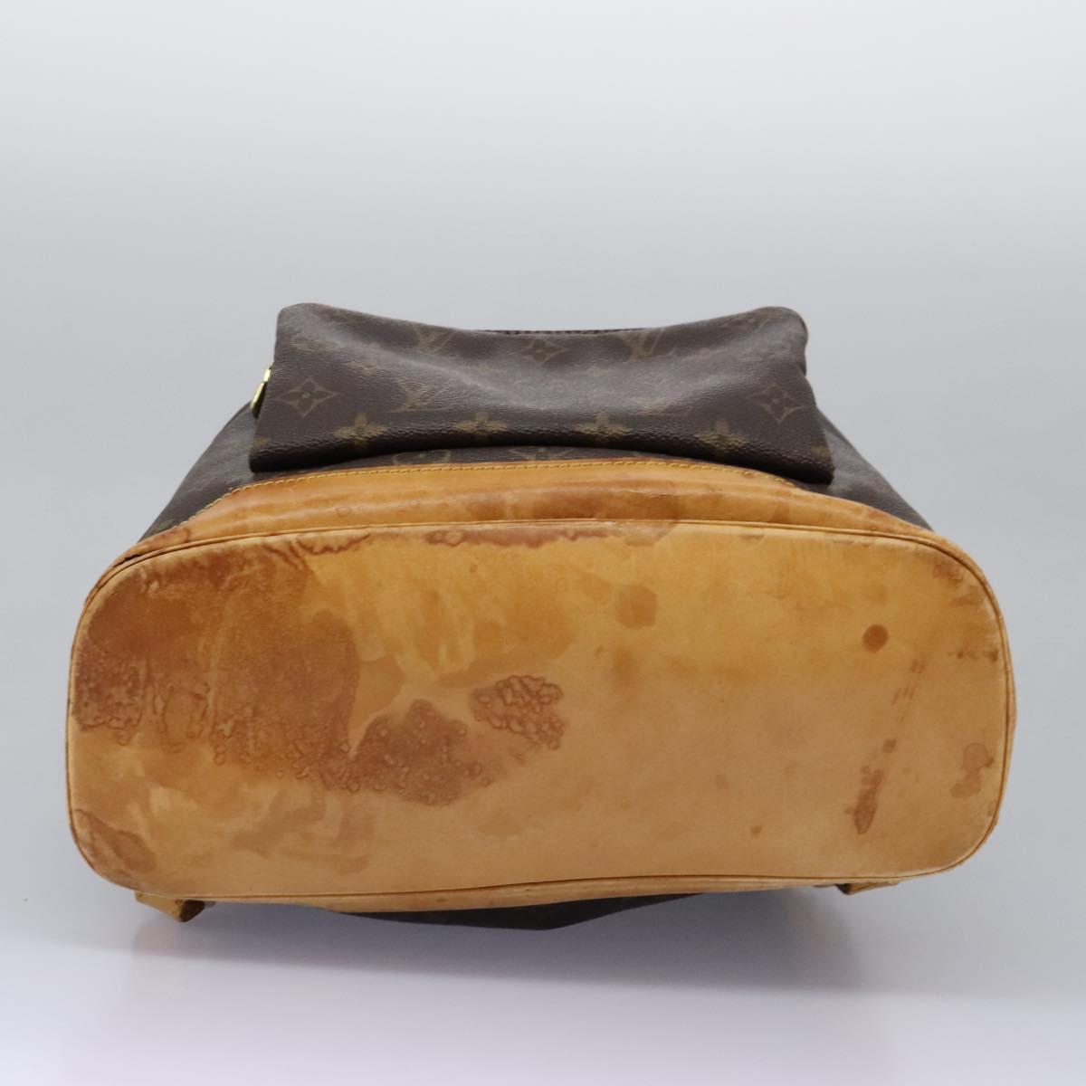 LOUIS VUITTON Monogram Montsouris GM Backpack M51135 LV Auth gh002