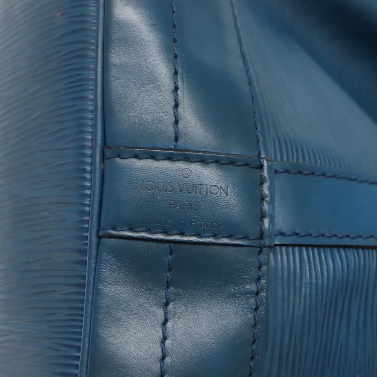 LOUIS VUITTON Epi Noe Shoulder Bag Toledo Blue M44005 LV Auth gh006