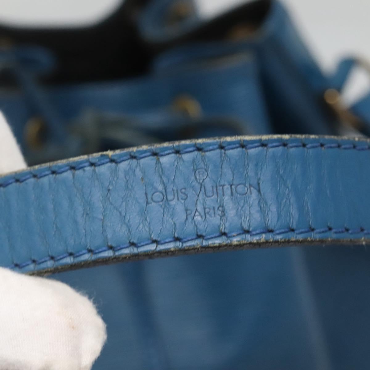 LOUIS VUITTON Epi Noe Shoulder Bag Toledo Blue M44005 LV Auth gh006