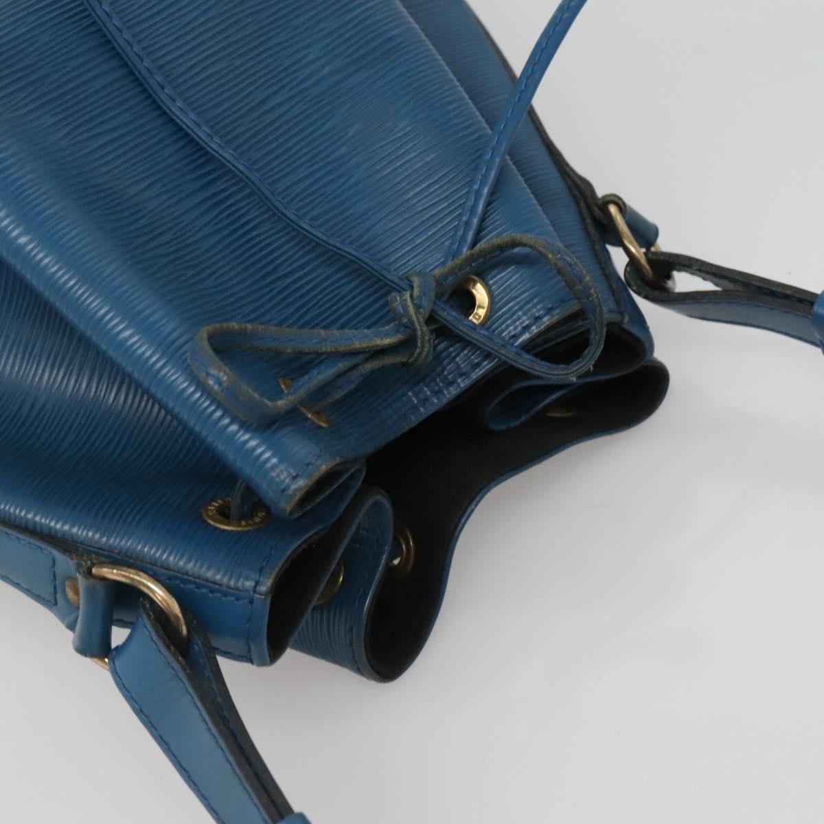 LOUIS VUITTON Epi Noe Shoulder Bag Toledo Blue M44005 LV Auth gh006