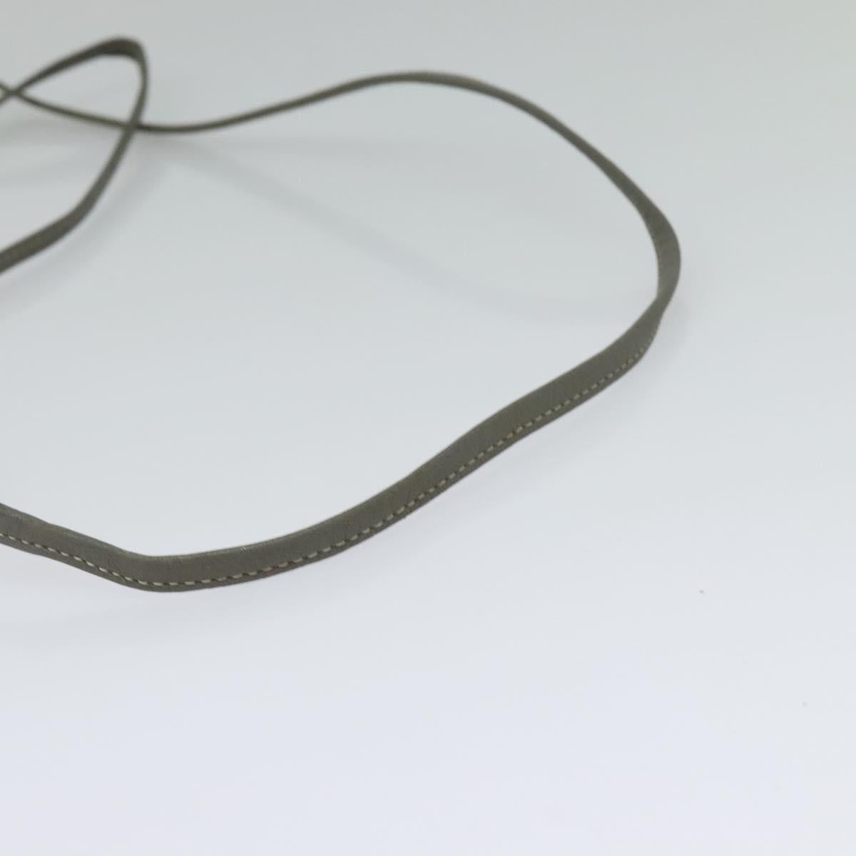 Christian Dior Honeycomb Canvas Shoulder Bag PVC White Gold Auth gh009