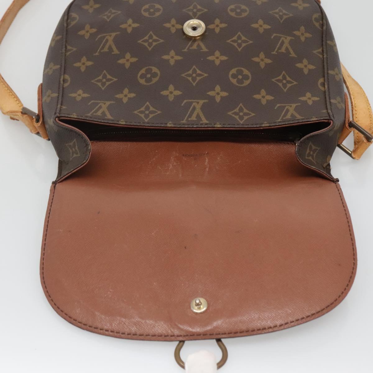 LOUIS VUITTON Monogram Monogram Saint Cloud GM Shoulder Bag M51242 LV Auth gh035
