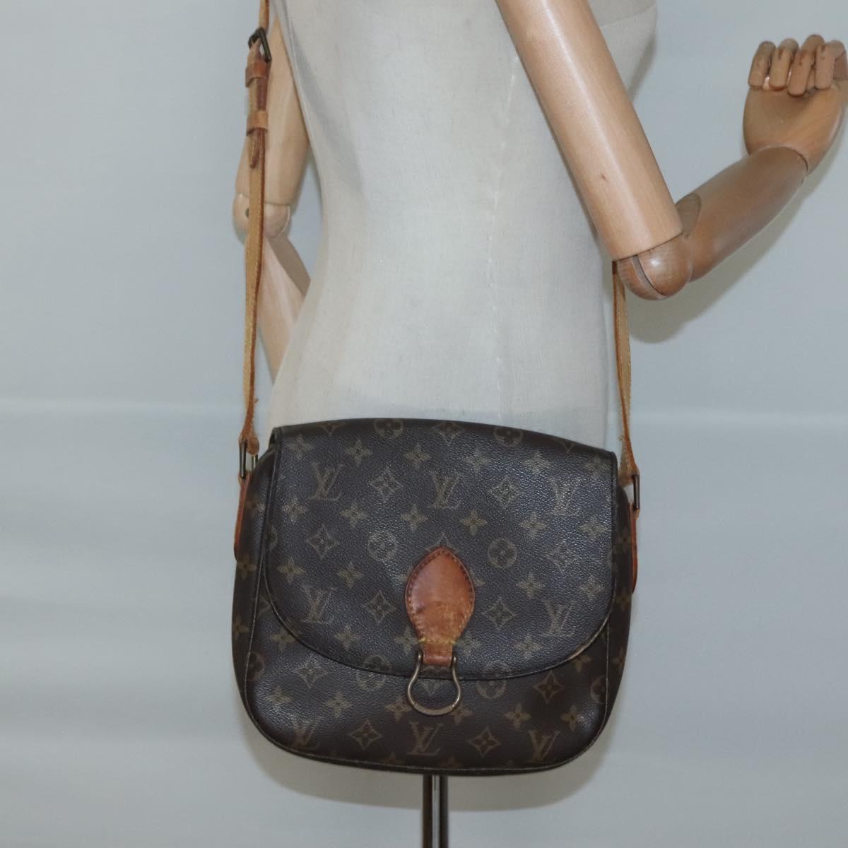 LOUIS VUITTON Monogram Monogram Saint Cloud GM Shoulder Bag M51242 LV Auth gh035
