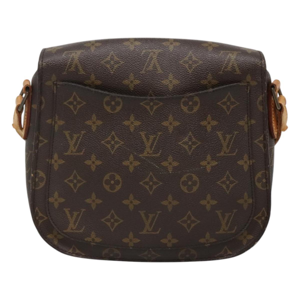 LOUIS VUITTON Monogram Monogram Saint Cloud GM Shoulder Bag M51242 LV Auth gh035