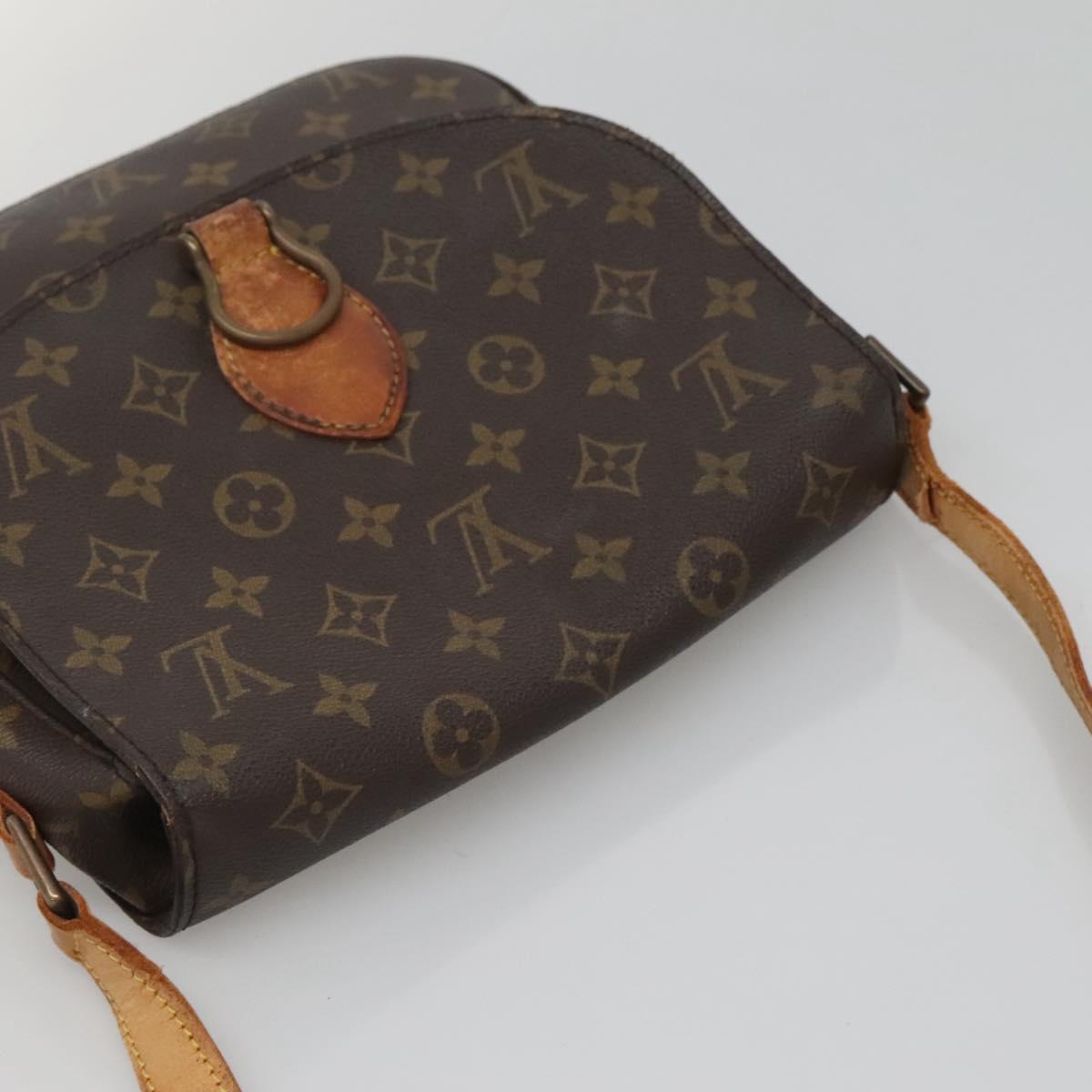 LOUIS VUITTON Monogram Monogram Saint Cloud GM Shoulder Bag M51242 LV Auth gh035