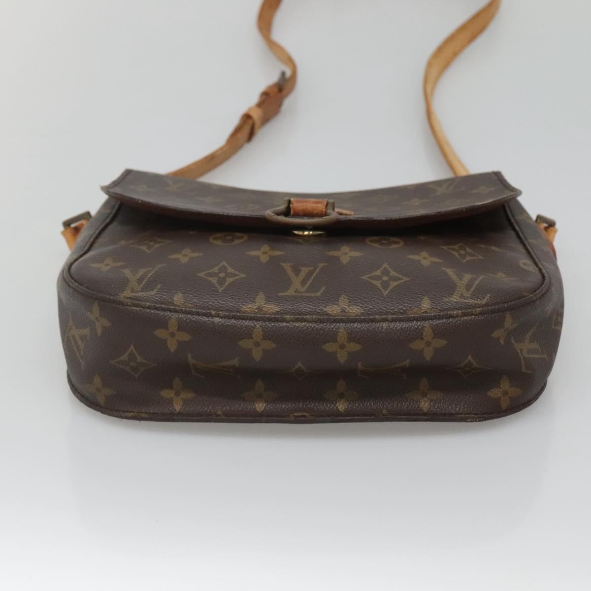 LOUIS VUITTON Monogram Monogram Saint Cloud GM Shoulder Bag M51242 LV Auth gh035