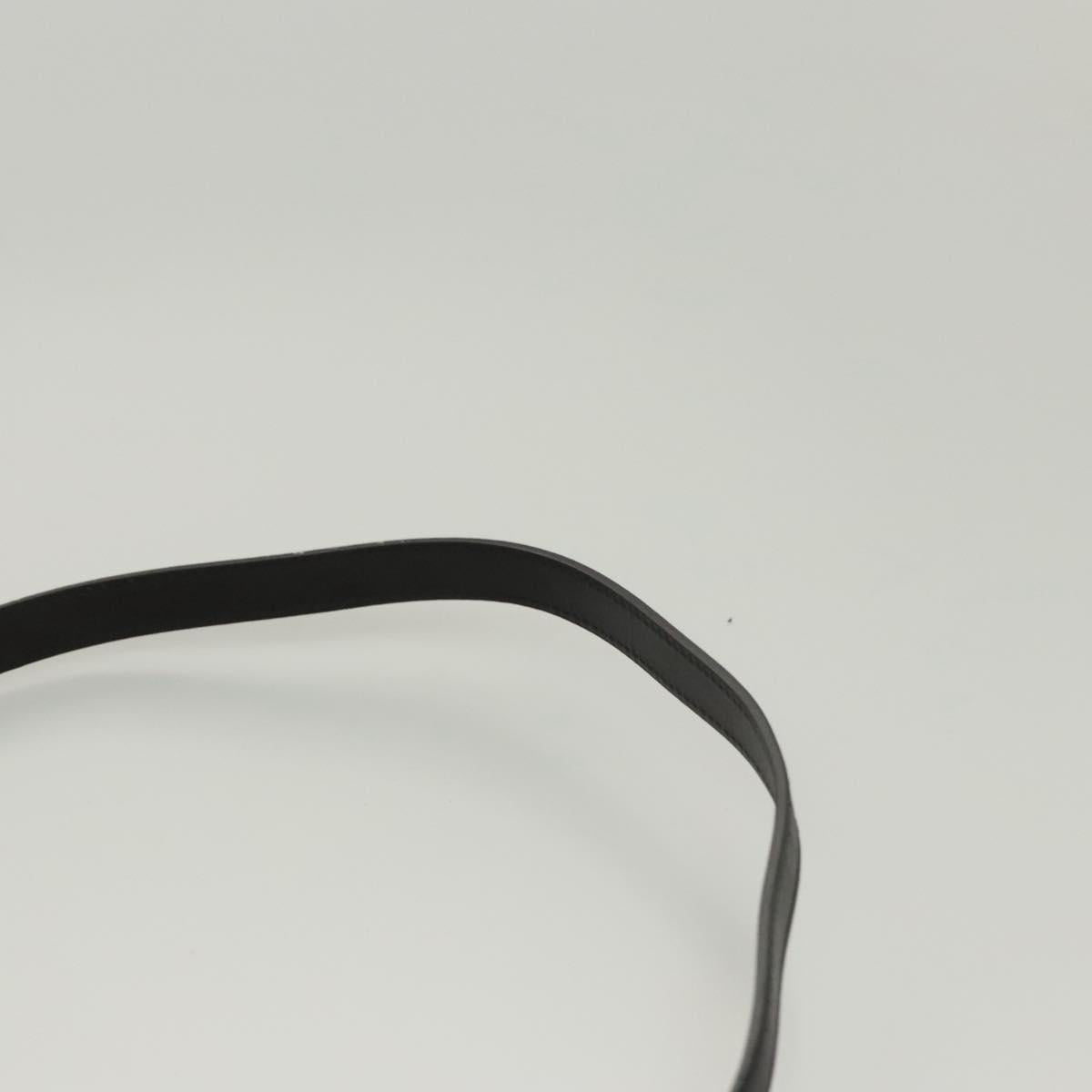 Salvatore Ferragamo Vala Hand Bag Leather 2way Black Gold Auth gh079