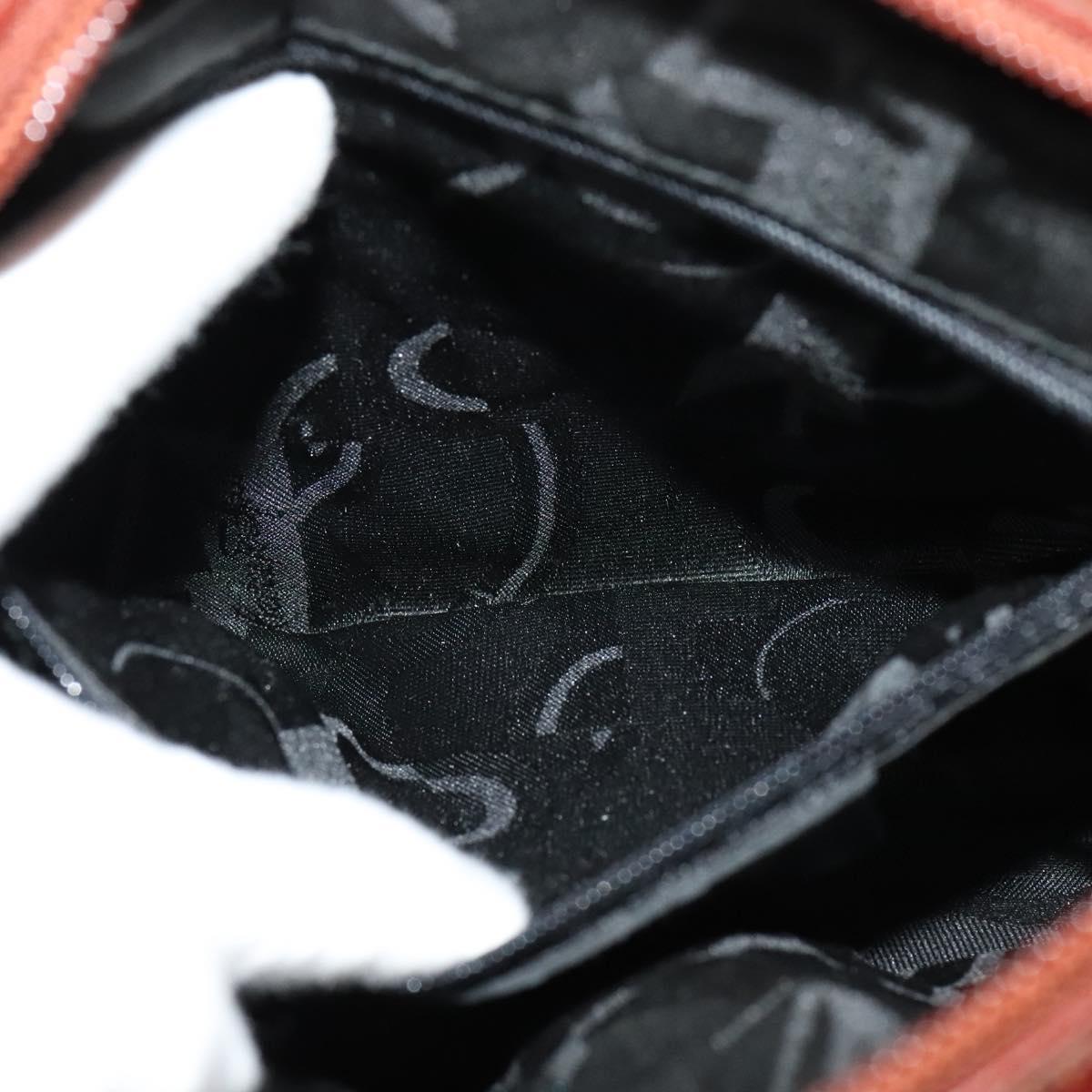 Salvatore Ferragamo Vala Shoulder Bag Leather Brown Gold Auth gh091