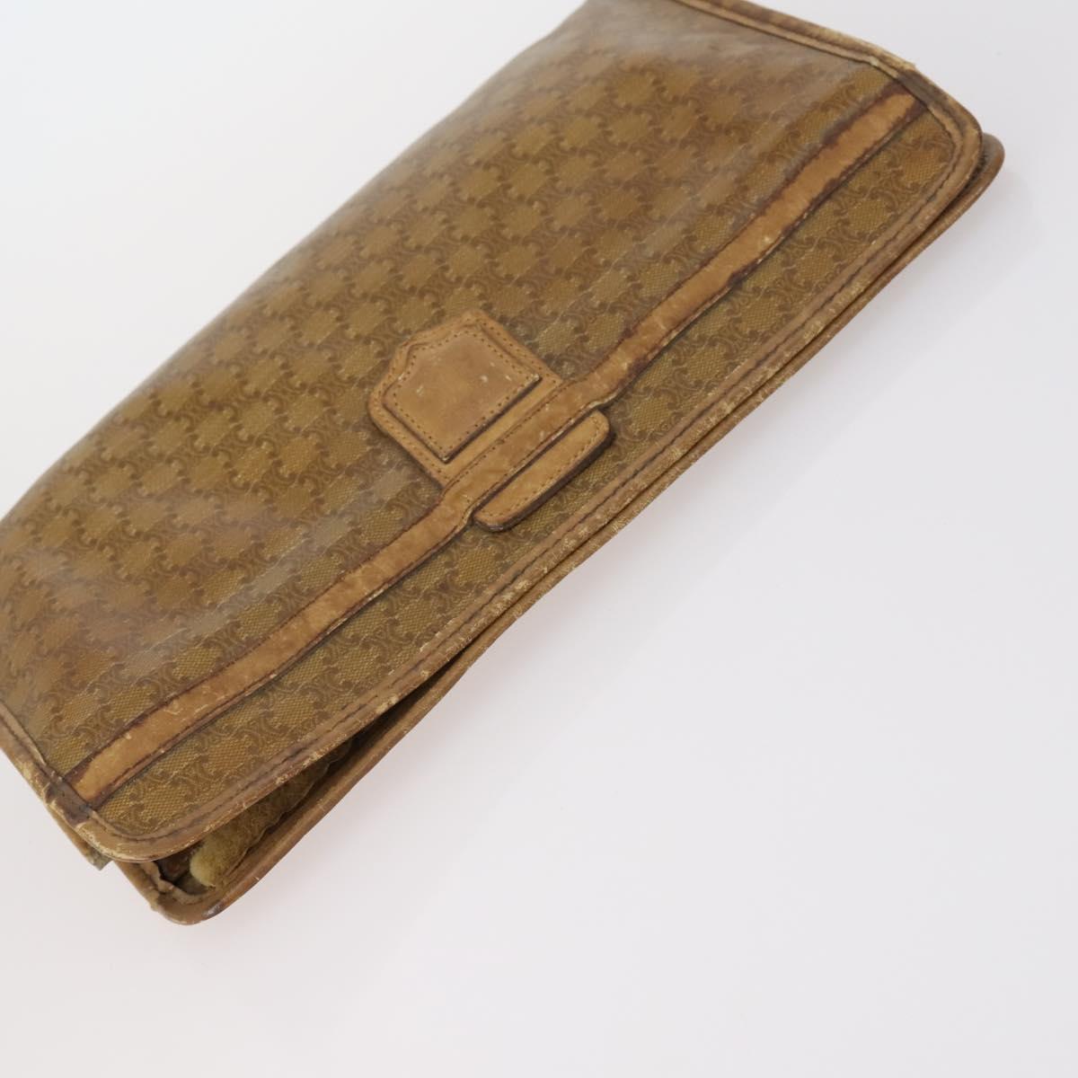 Salvatore Ferragamo Celine Hand Bag Leather 3Set Beige Black Auth gh1011