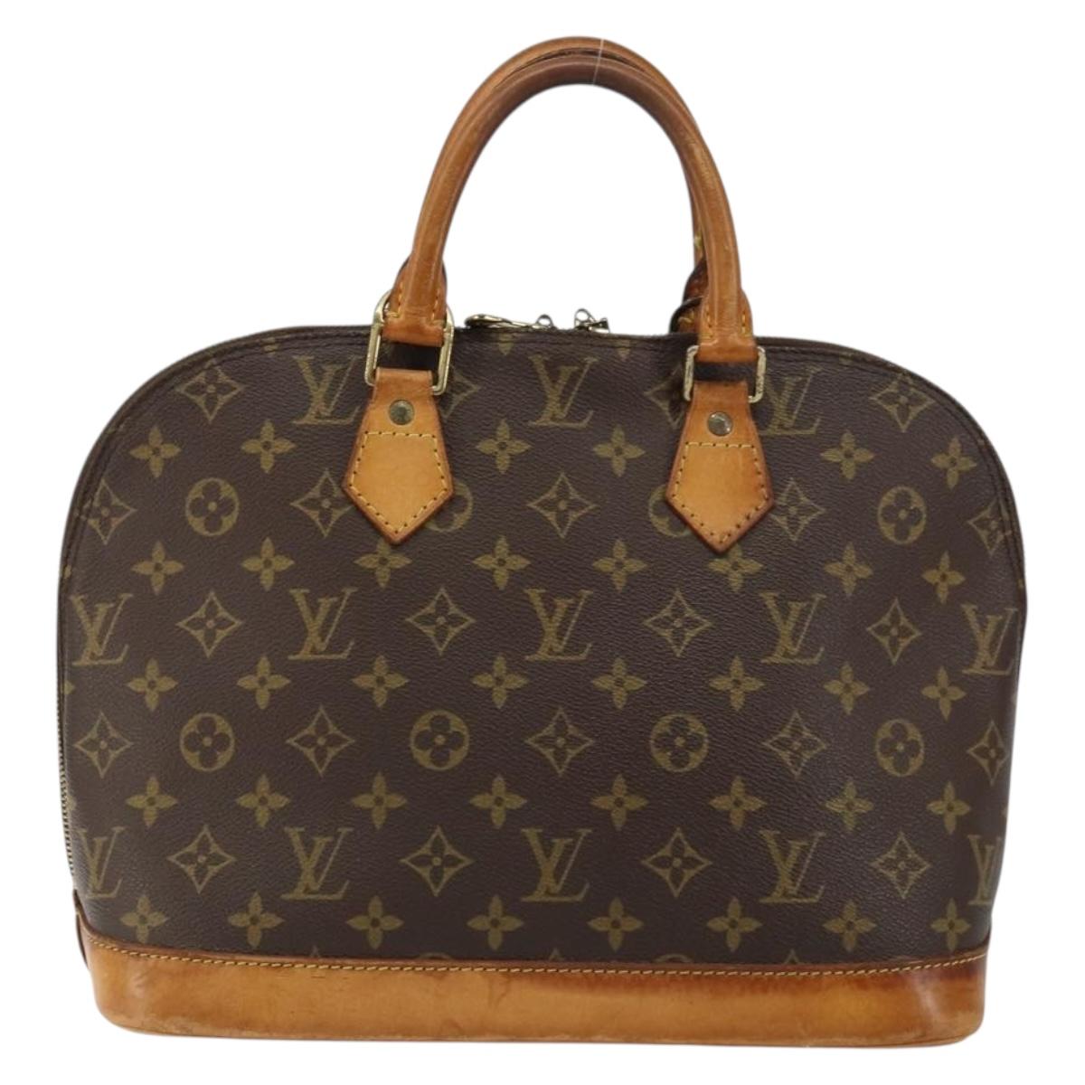 LOUIS VUITTON Monogram Alma Hand Bag M51130 LV Auth gh1013