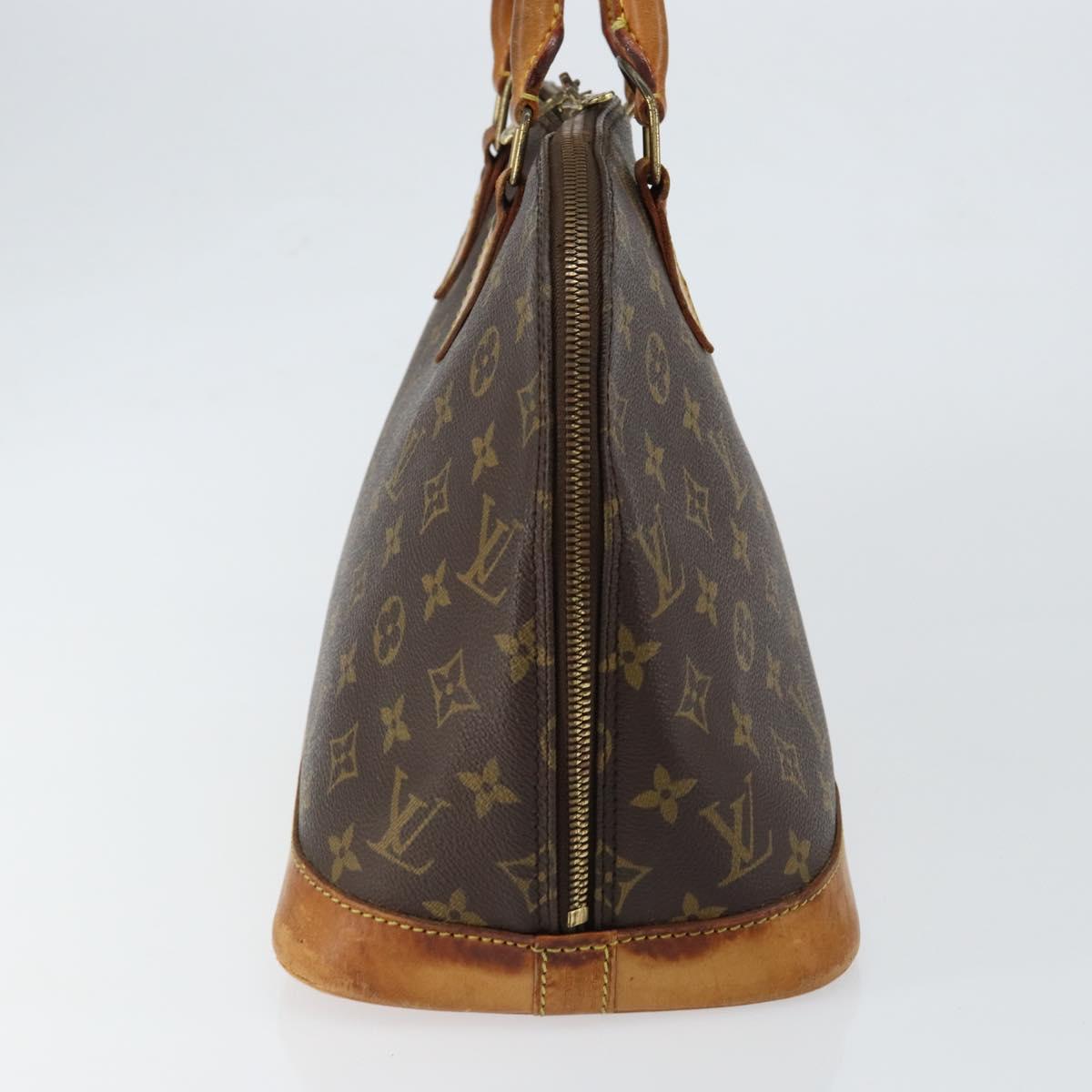 LOUIS VUITTON Monogram Alma Hand Bag M51130 LV Auth gh1013