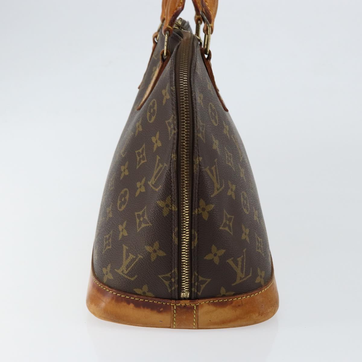 LOUIS VUITTON Monogram Alma Hand Bag M51130 LV Auth gh1013