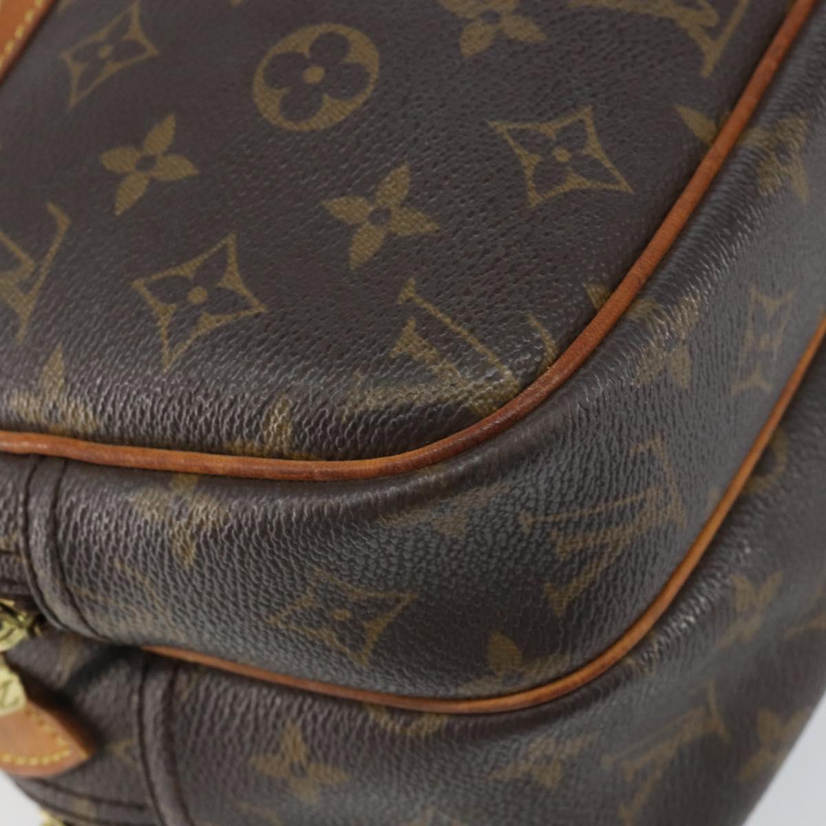 LOUIS VUITTON Monogram Reporter PM Shoulder Bag M45254 LV Auth gh1014