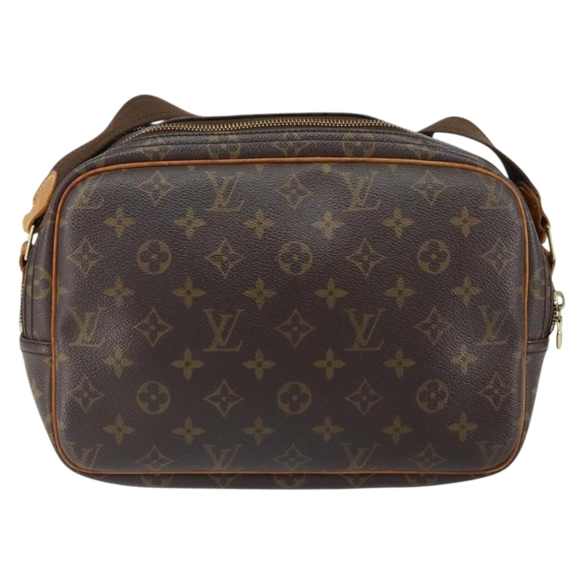 LOUIS VUITTON Monogram Reporter PM Shoulder Bag M45254 LV Auth gh1014