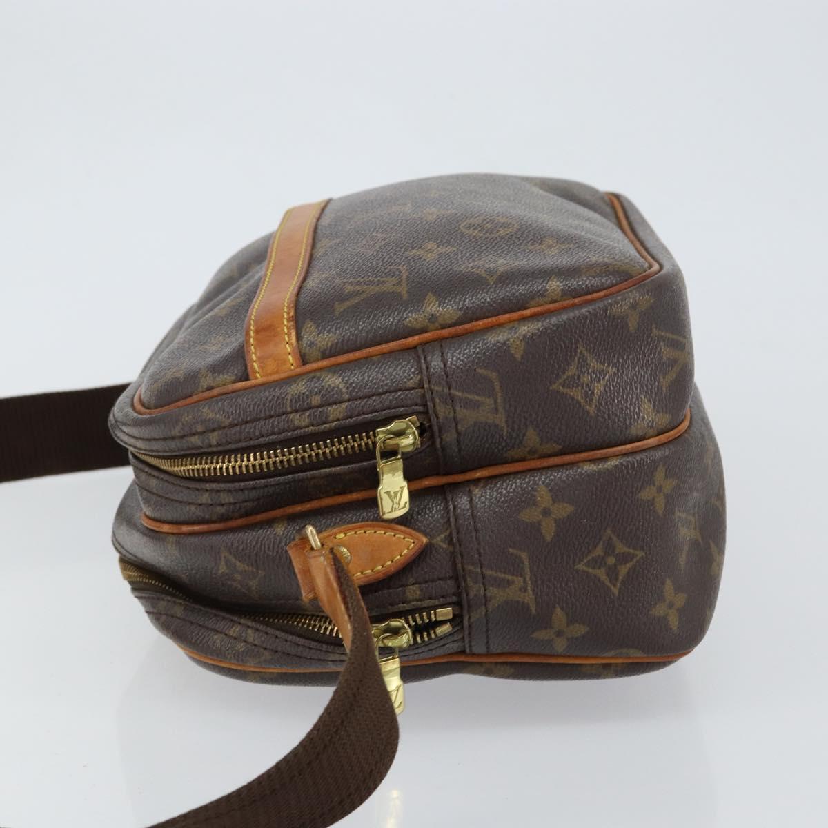 LOUIS VUITTON Monogram Reporter PM Shoulder Bag M45254 LV Auth gh1014
