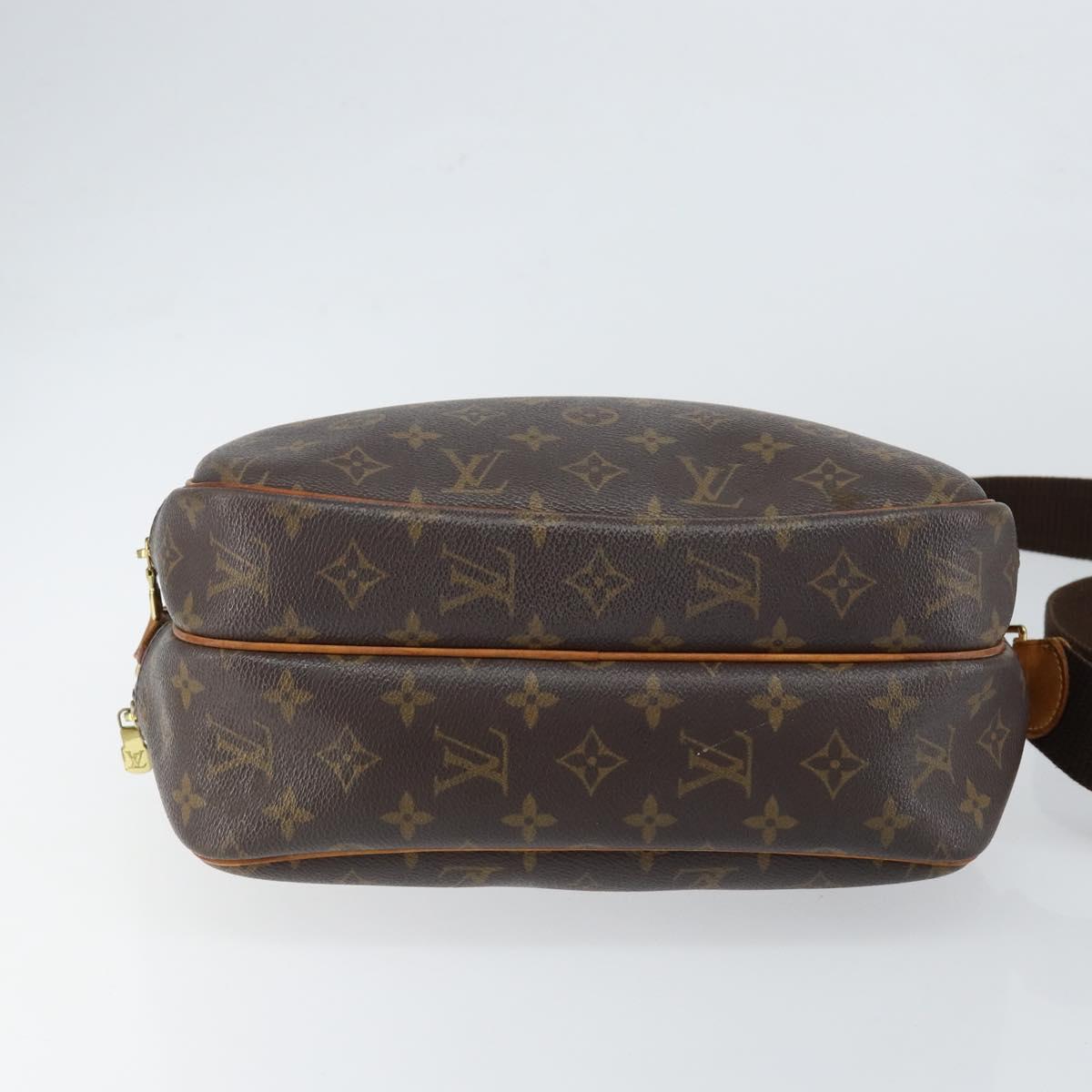 LOUIS VUITTON Monogram Reporter PM Shoulder Bag M45254 LV Auth gh1014