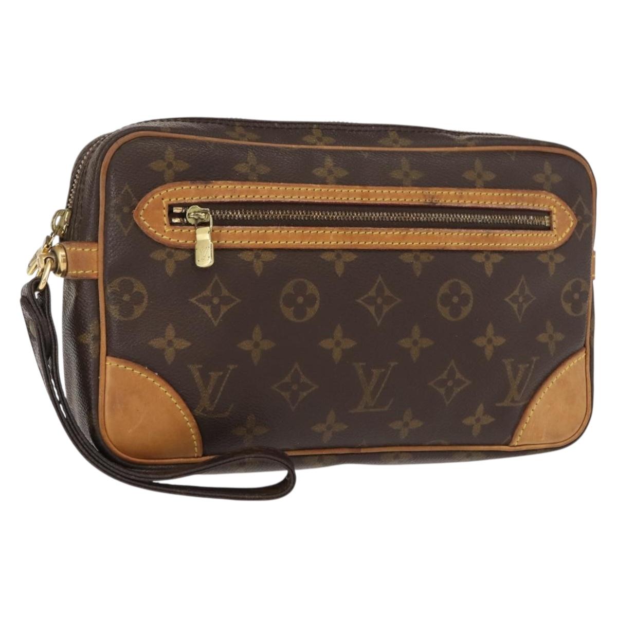 LOUIS VUITTON Monogram Marly Dragonne GM Clutch Bag M51825 LV Auth gh1016