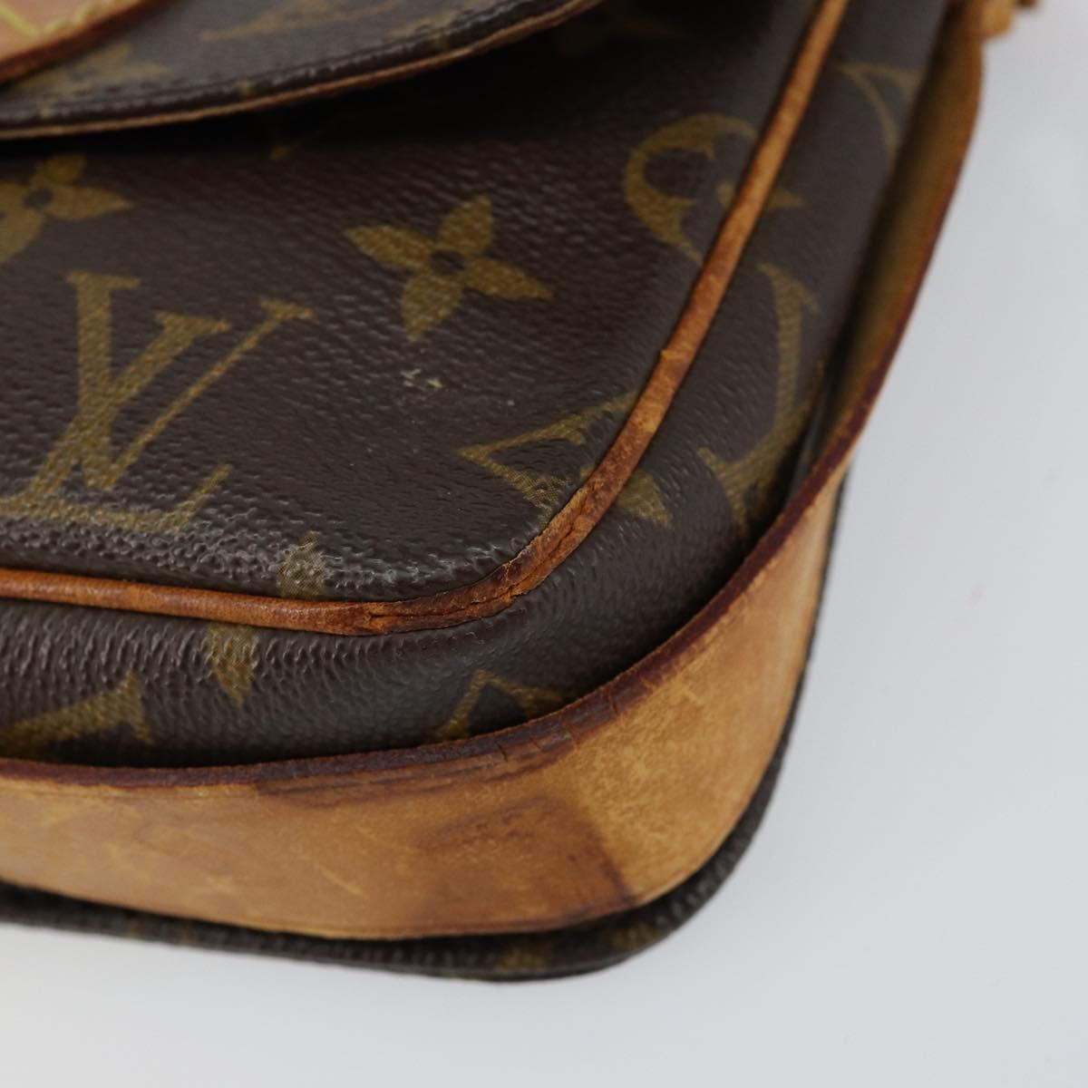 LOUIS VUITTON Monogram Cartouchiere PM Shoulder Bag M51254 LV Auth gh1018