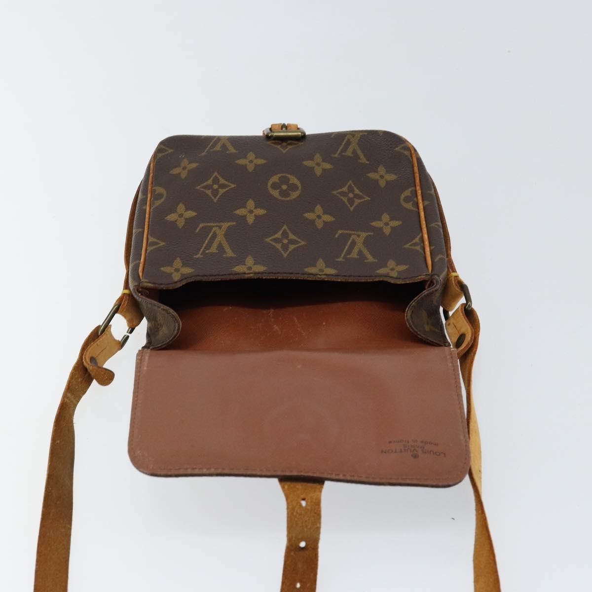 LOUIS VUITTON Monogram Cartouchiere PM Shoulder Bag M51254 LV Auth gh1018