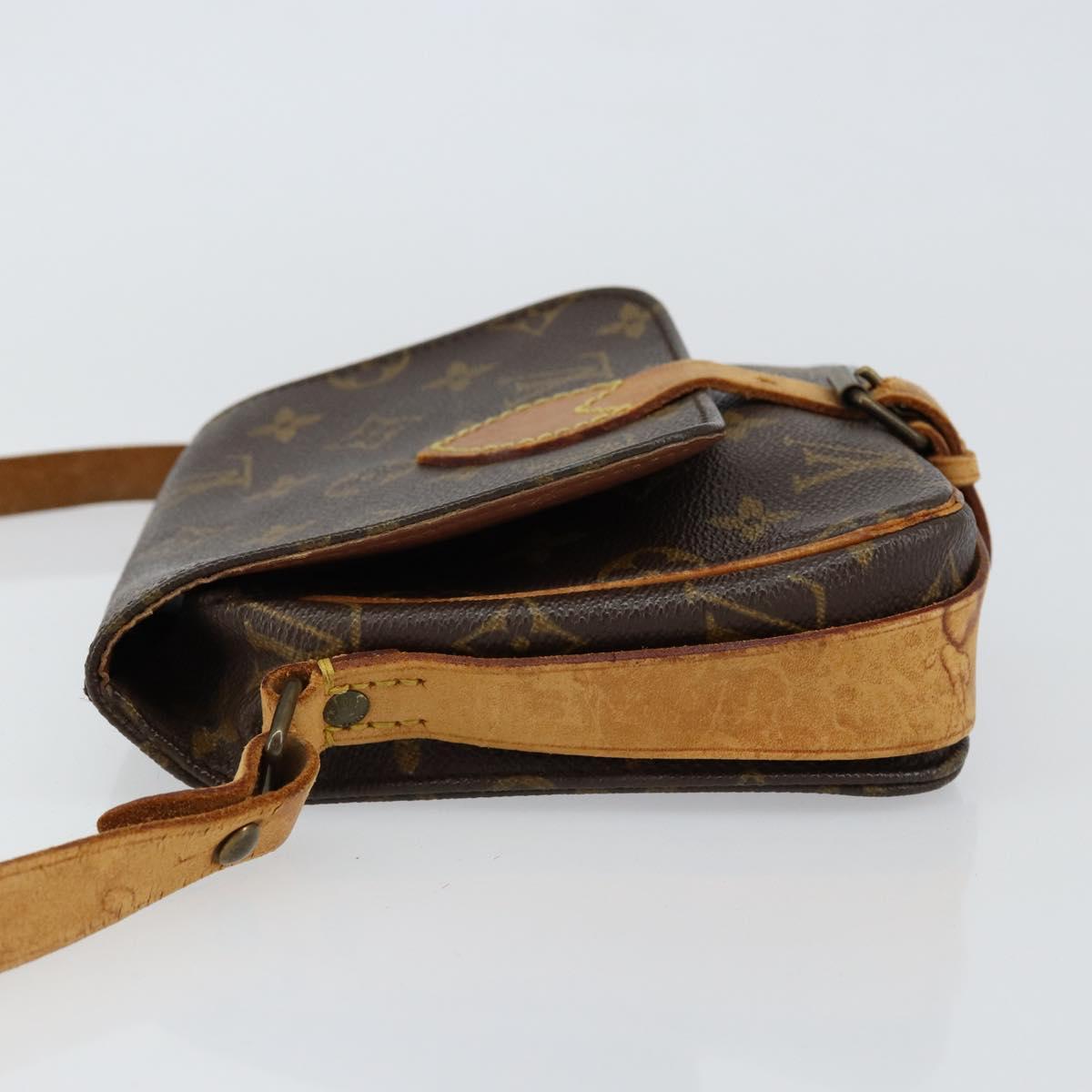 LOUIS VUITTON Monogram Cartouchiere PM Shoulder Bag M51254 LV Auth gh1018