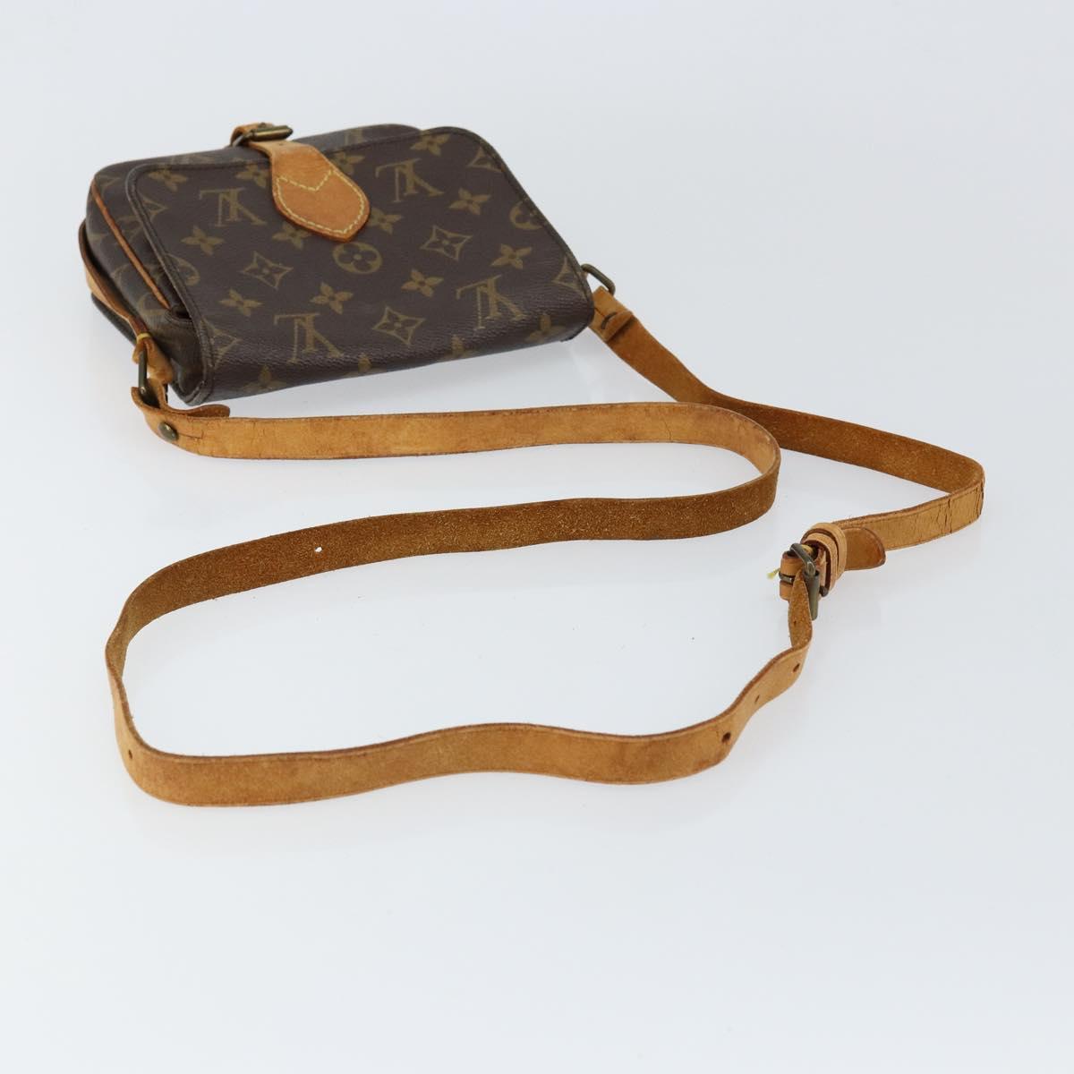 LOUIS VUITTON Monogram Cartouchiere PM Shoulder Bag M51254 LV Auth gh1018