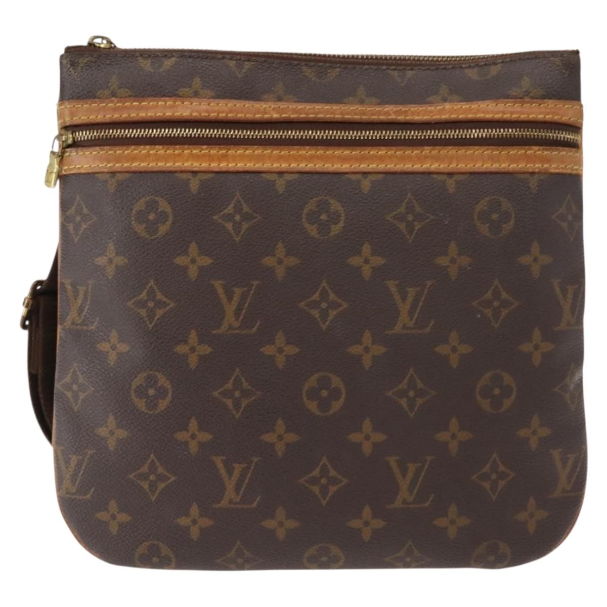 LOUIS VUITTON Monogram Pochette Bosphore Shoulder Bag M40044 LV Auth gh1019
