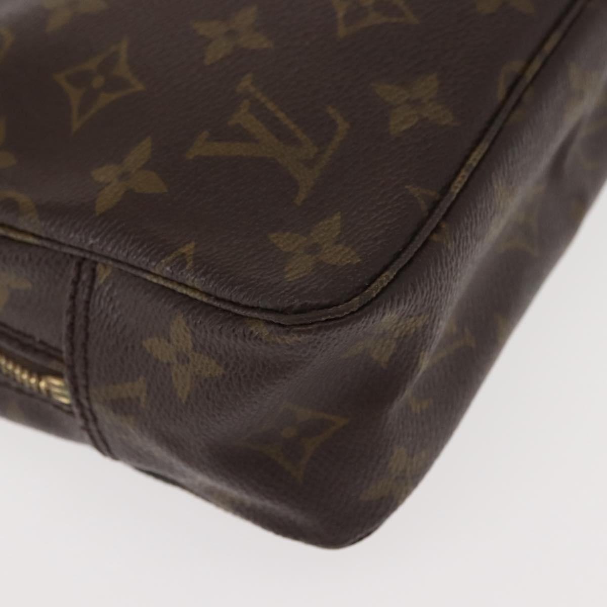 LOUIS VUITTON Monogram Trousse Toilette 23 Clutch Bag M47524 LV Auth gh1021