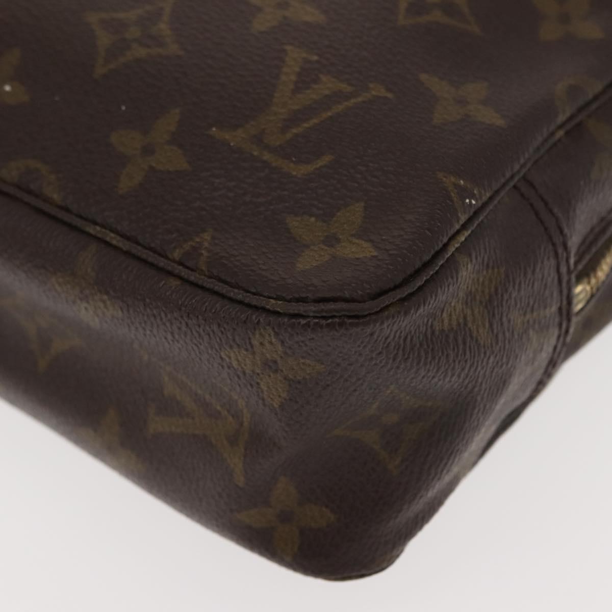 LOUIS VUITTON Monogram Trousse Toilette 23 Clutch Bag M47524 LV Auth gh1021