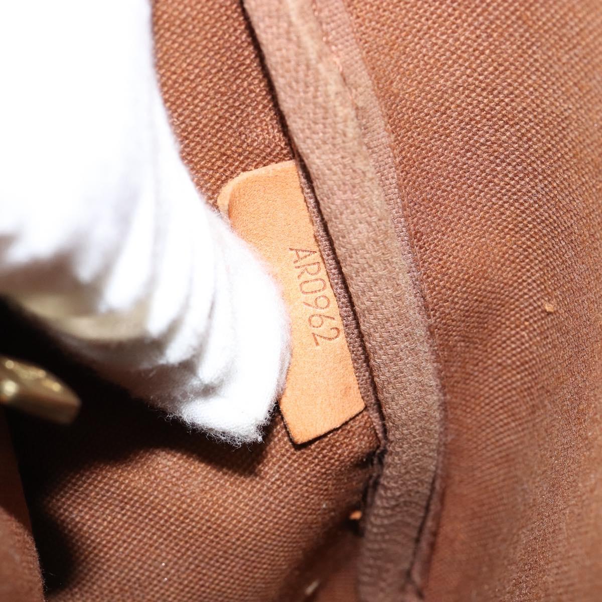 LOUIS VUITTON Monogram Gibeciere MM Shoulder Bag M42247 LV Auth gh1024