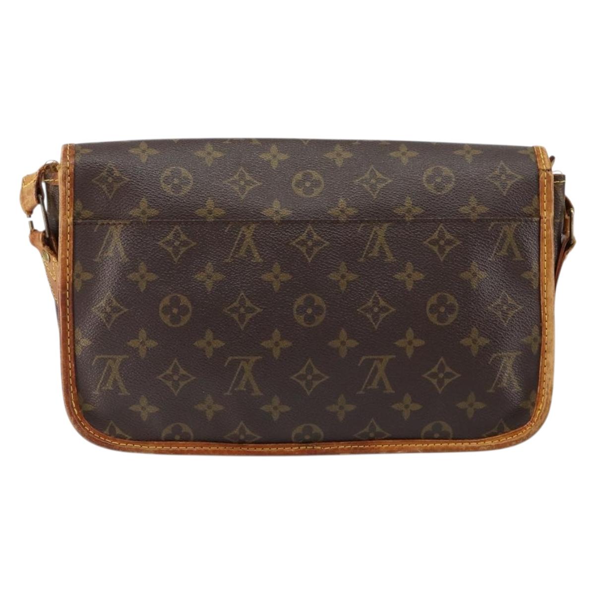 LOUIS VUITTON Monogram Gibeciere MM Shoulder Bag M42247 LV Auth gh1024