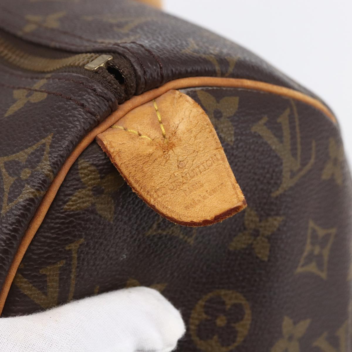 LOUIS VUITTON Monogram Speedy 40 Hand Bag M41522 LV Auth gh1036