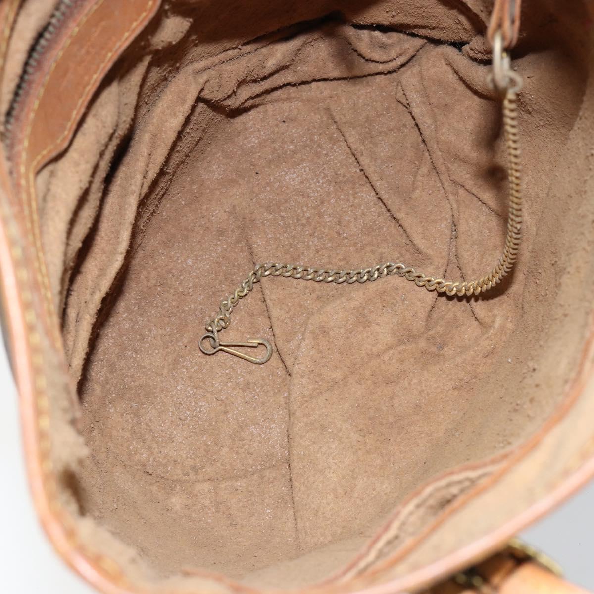 LOUIS VUITTON Monogram Bucket PM Shoulder Bag M42238 LV Auth gh1038