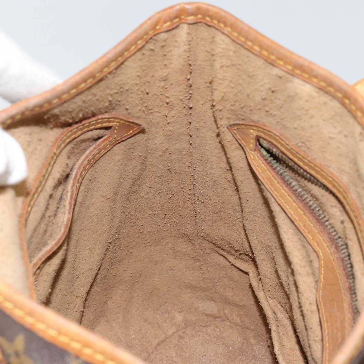 LOUIS VUITTON Monogram Bucket PM Shoulder Bag M42238 LV Auth gh1038