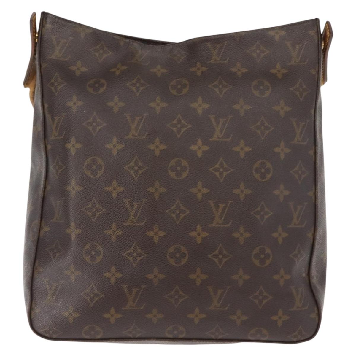 LOUIS VUITTON Monogram Looping GM Shoulder Bag M51145 LV Auth gh1039