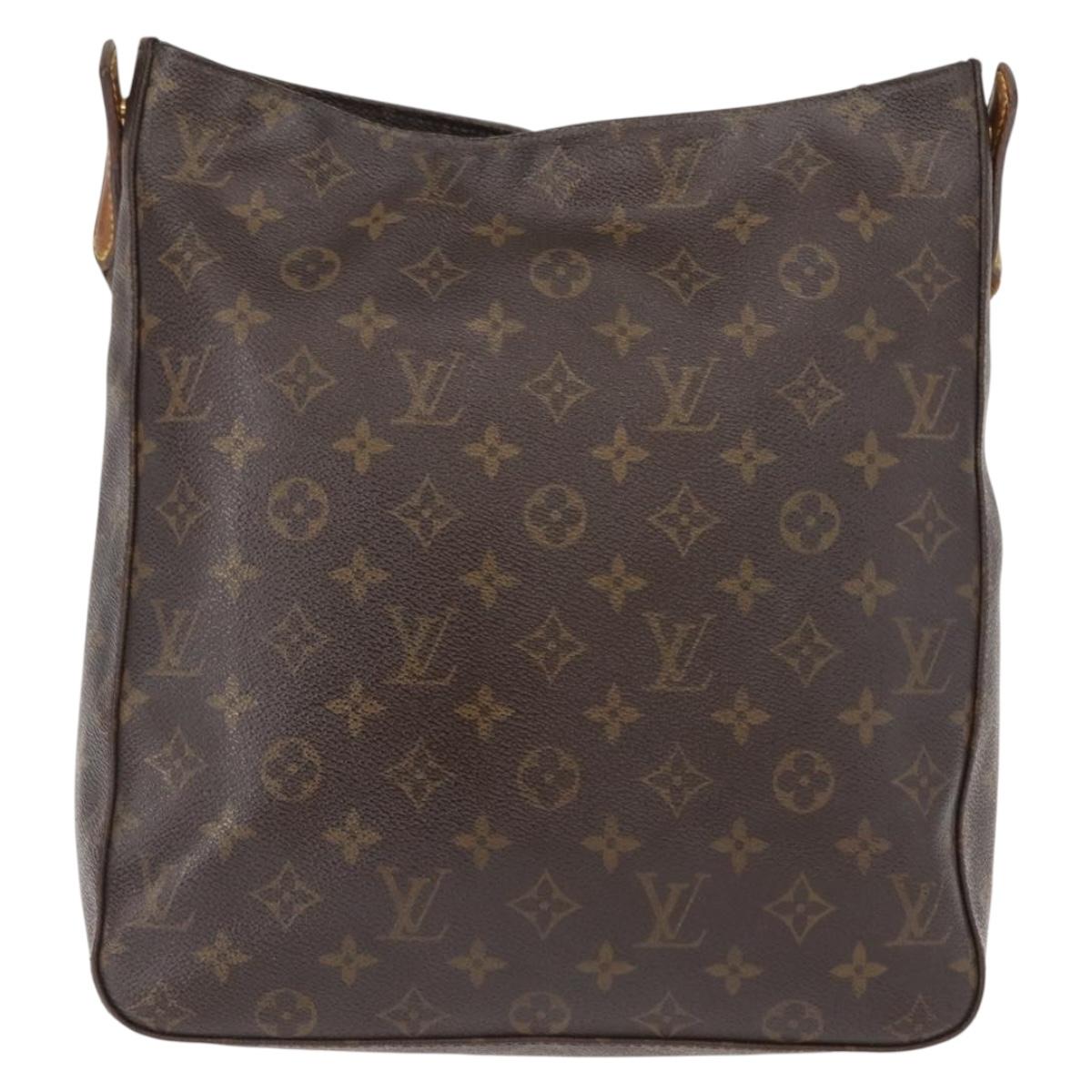 LOUIS VUITTON Monogram Looping GM Shoulder Bag M51145 LV Auth gh1039